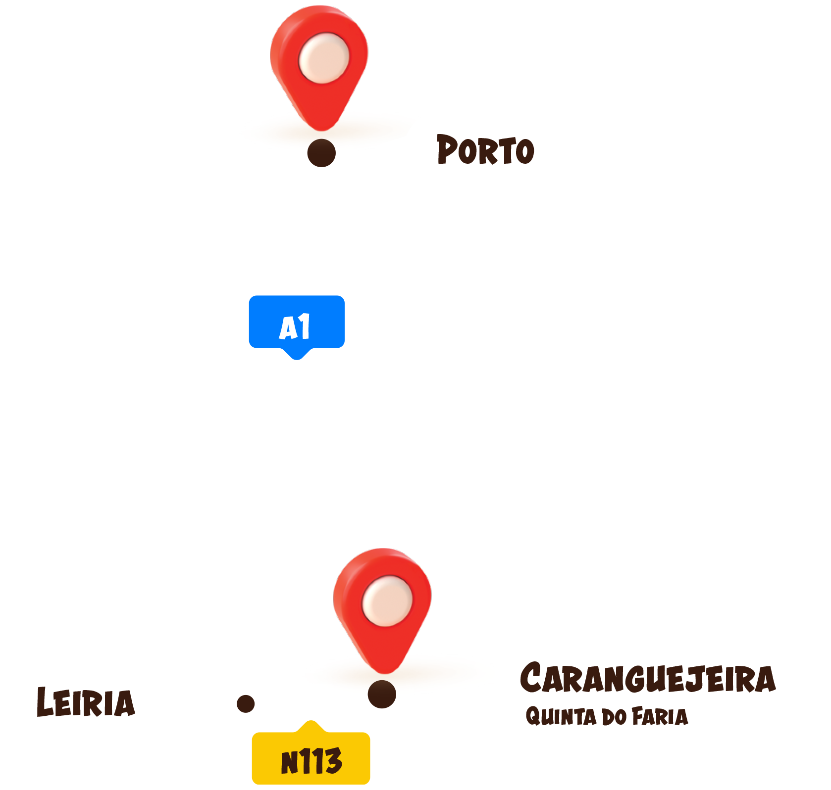 Como Chegar vindo do Norte